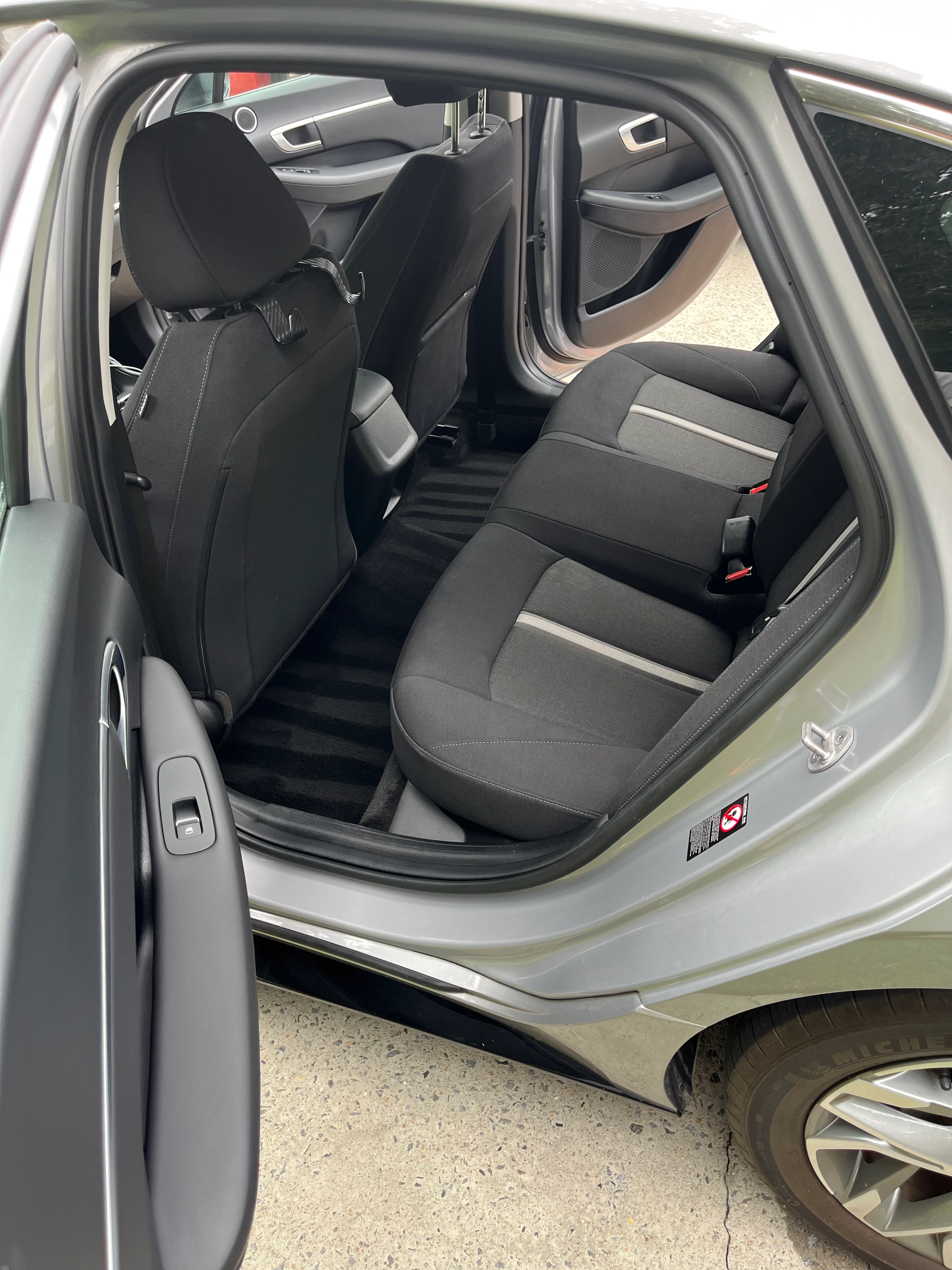 Deep cleaned vehicle seats and interior upholstery